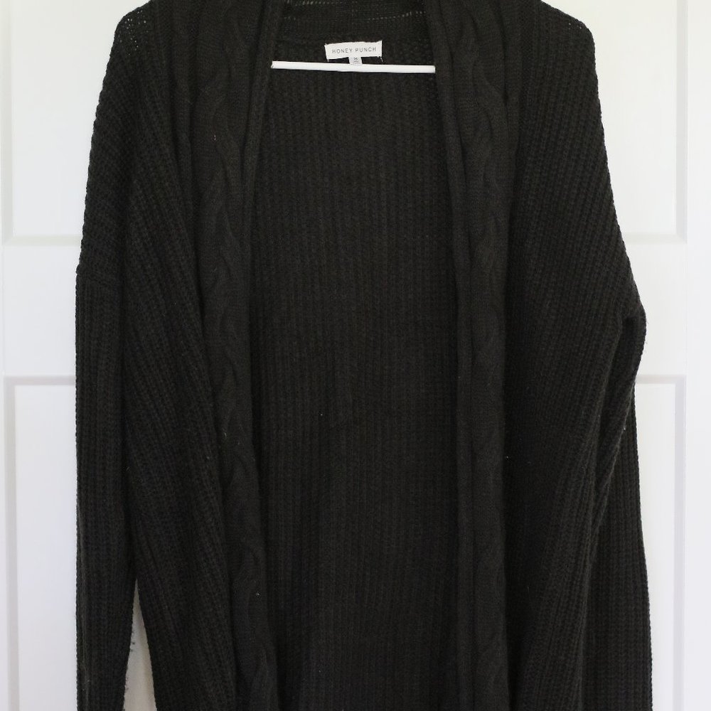 Oversized cardigan - deep hunter green